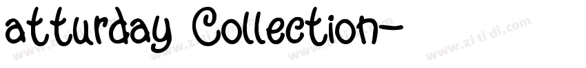 atturday Collection字体转换